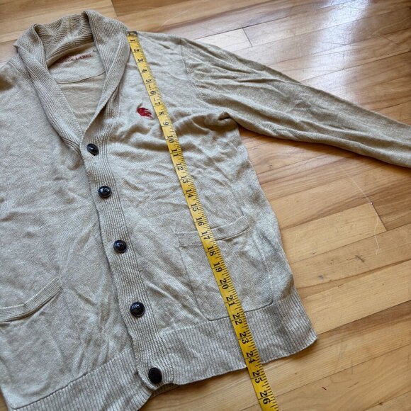 Burberry Black Label Men’s Beige Knit Cardigan - Size M - Picture 4 of 12
